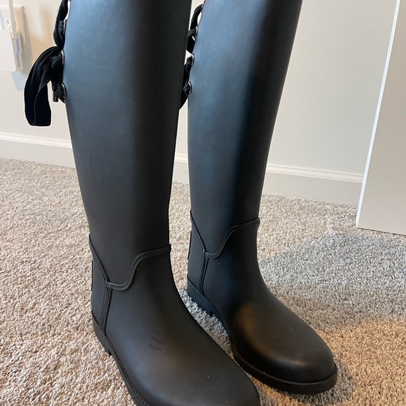 Coach Rain Boots (barely worn) - Picture 2 of 4